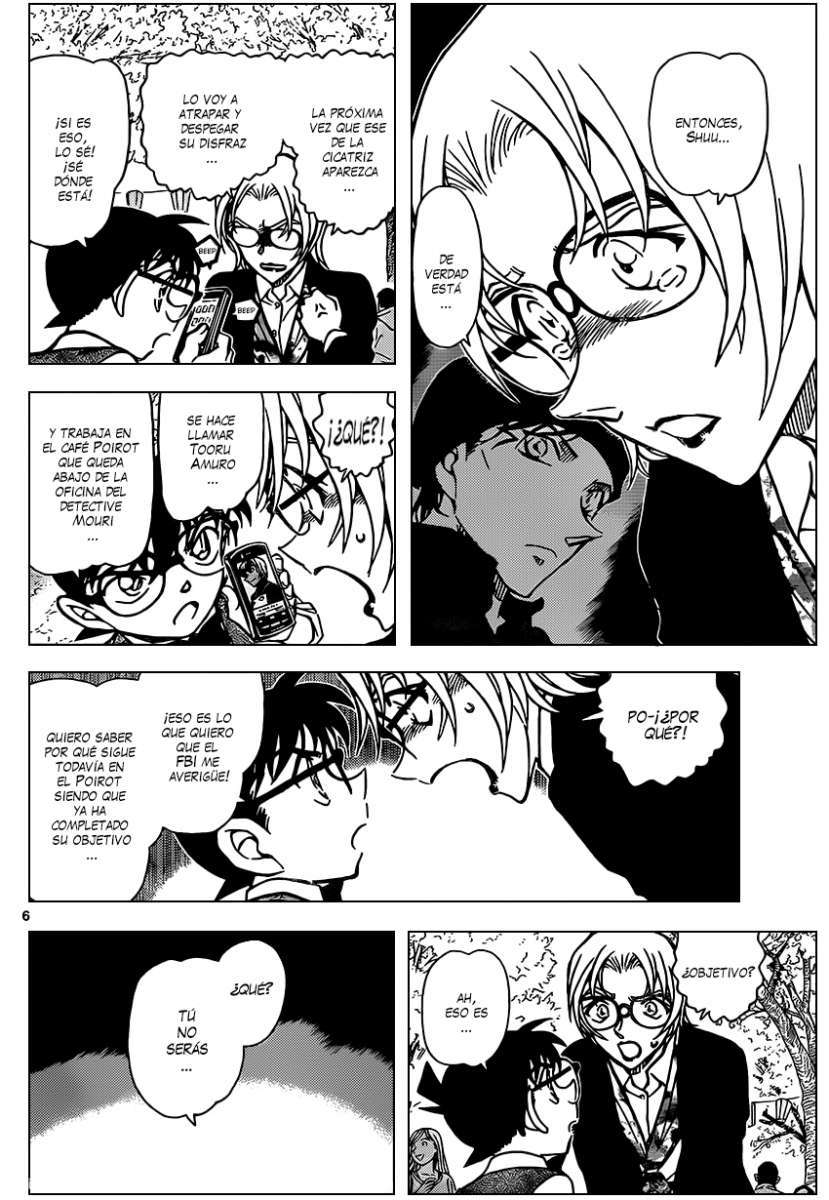 Detective Conan Capitulo 850: El objetivo de Bourbon página 7