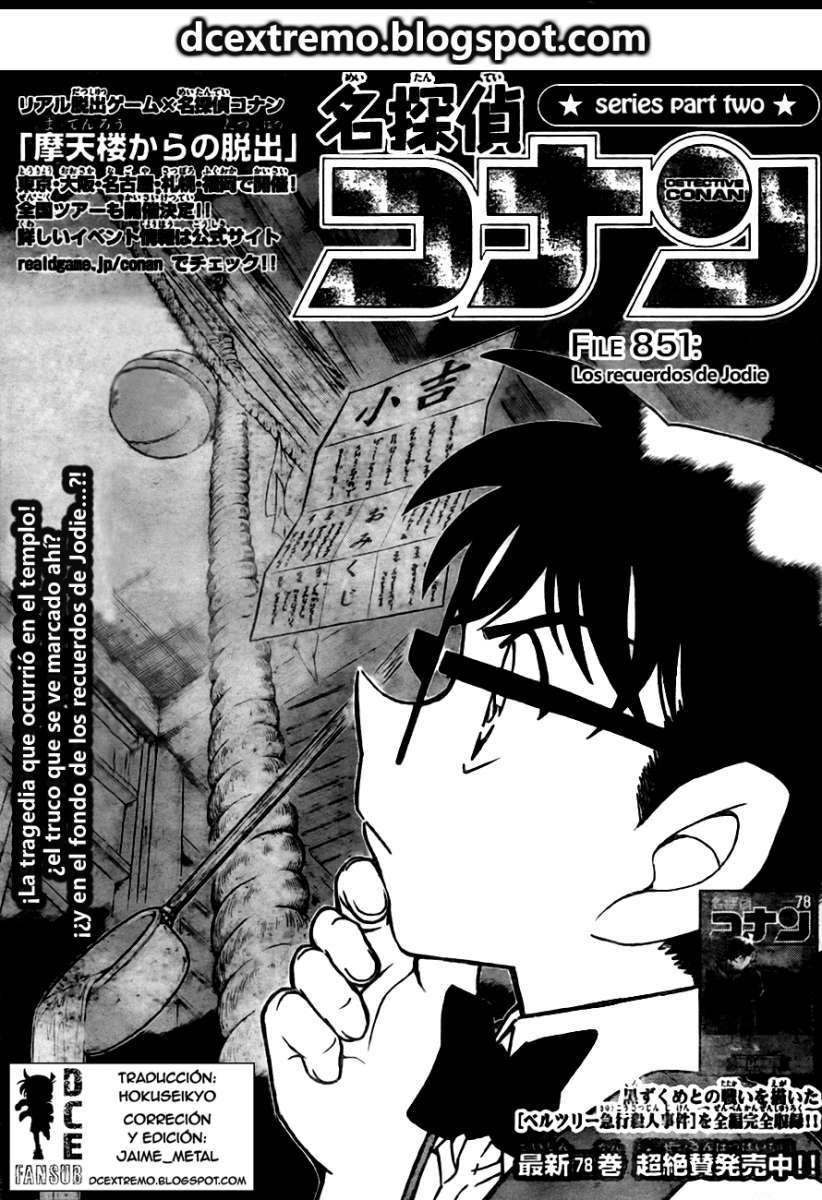 Detective Conan Capitulo 851: Los recuerdos de Jodie página 2