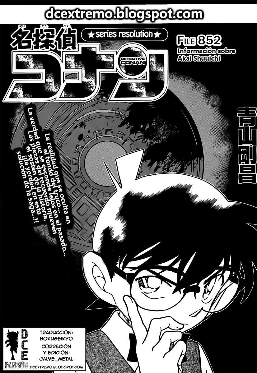 Detective Conan Capitulo 852: Información sobre Akai Shuuichi página 2