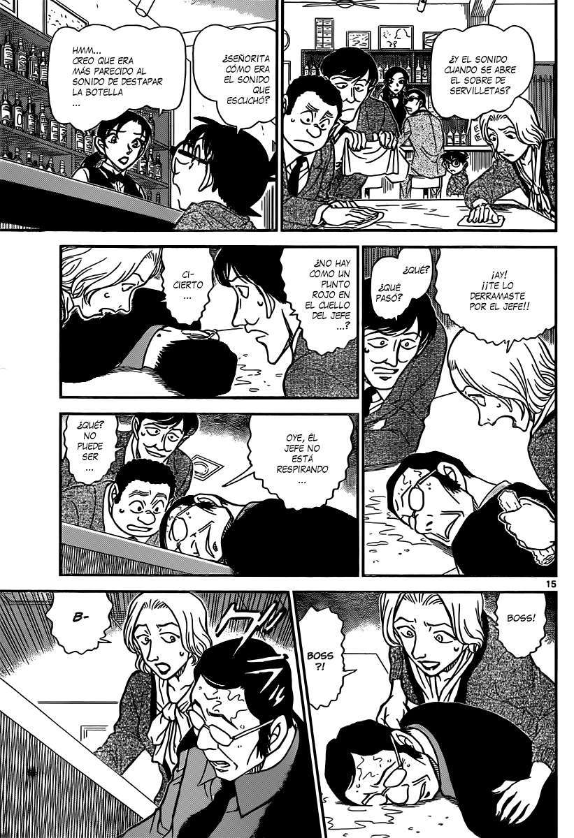 Detective Conan Capitulo 853: Un detective se encuentra con un caso en un bar página 16