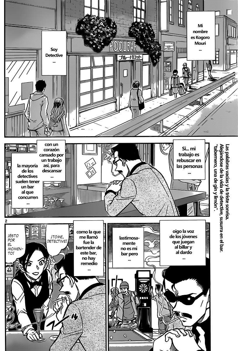 Detective Conan Capitulo 853: Un detective se encuentra con un caso en un bar página 3