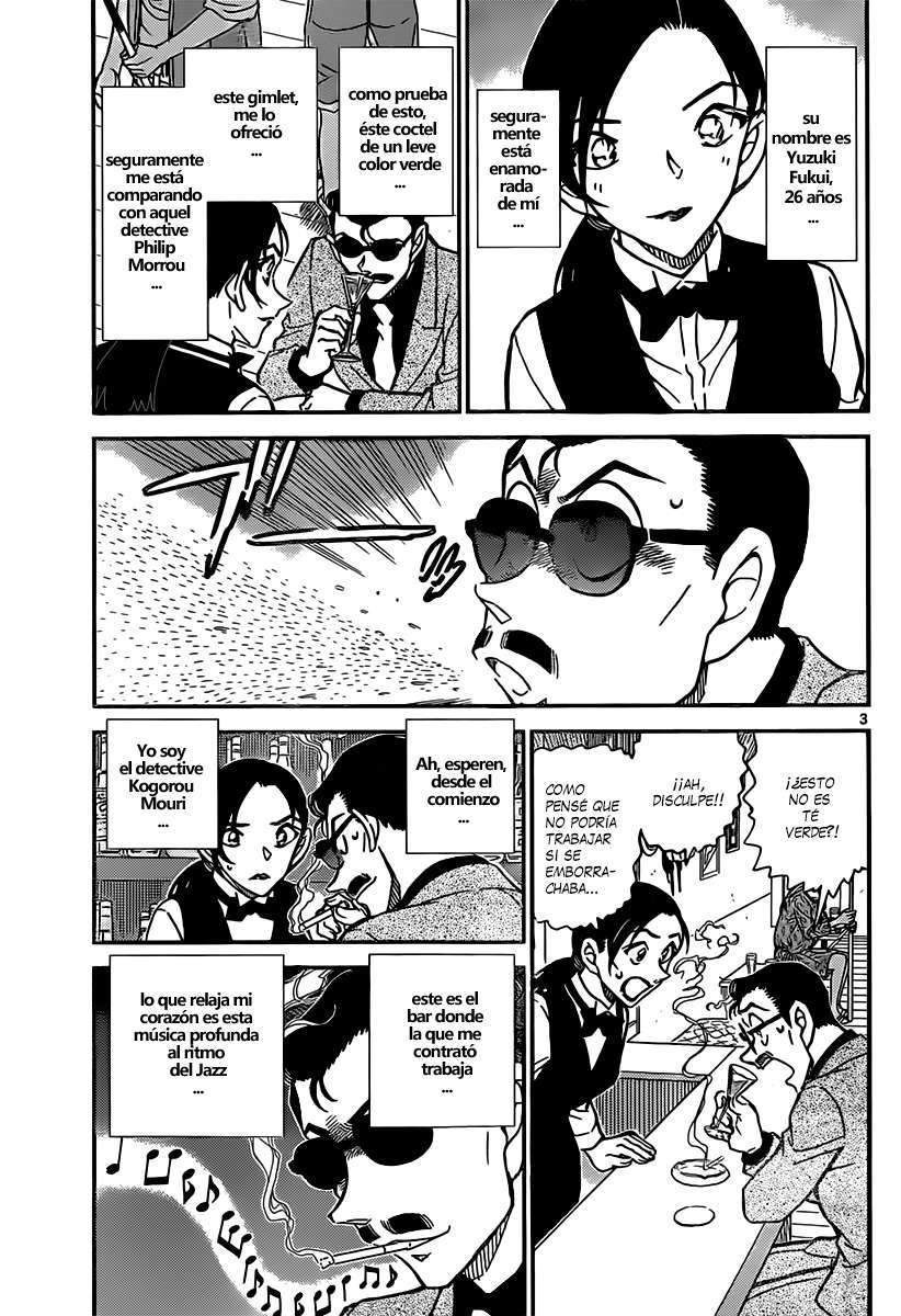 Detective Conan Capitulo 853: Un detective se encuentra con un caso en un bar página 4