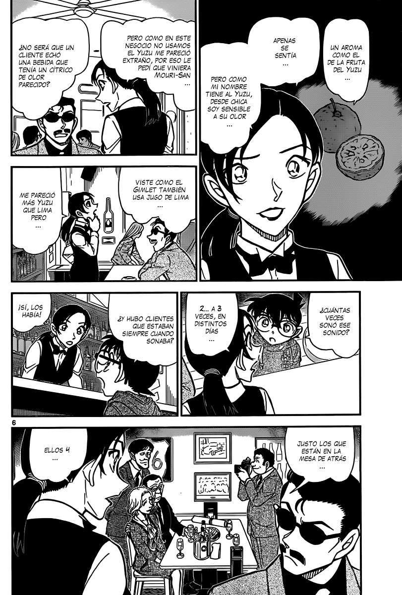 Detective Conan Capitulo 853: Un detective se encuentra con un caso en un bar página 7