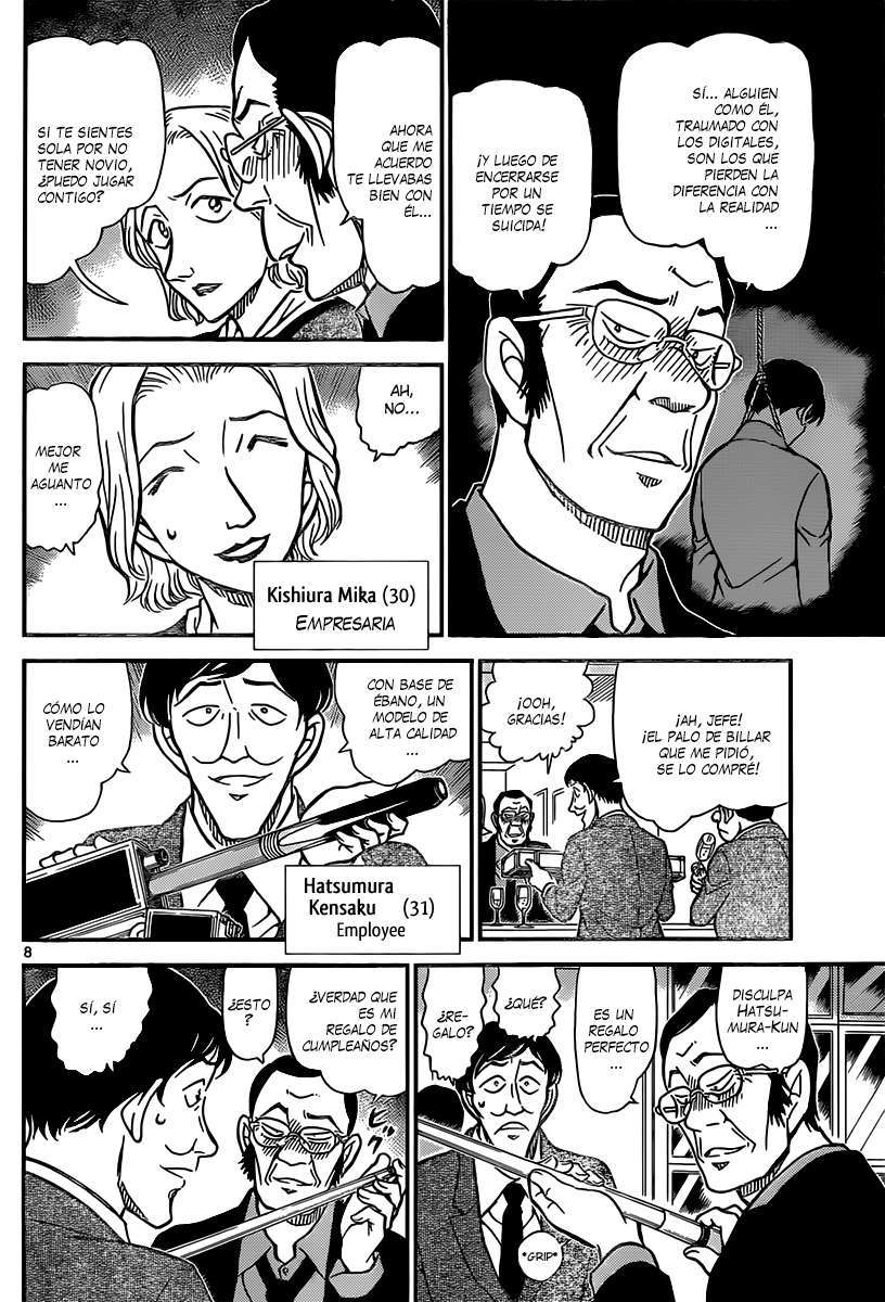 Detective Conan Capitulo 853: Un detective se encuentra con un caso en un bar página 9
