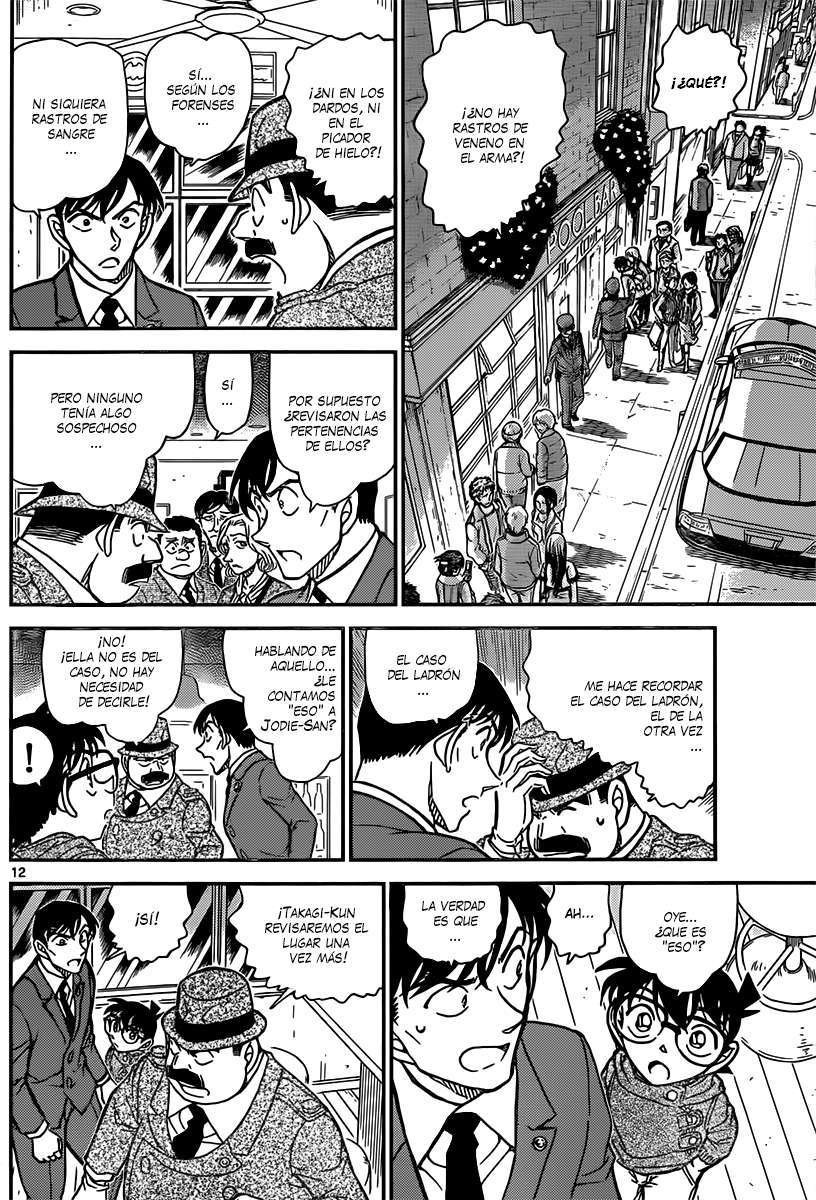 Detective Conan Capitulo 854: Un detective deduce un caso en un bar página 13