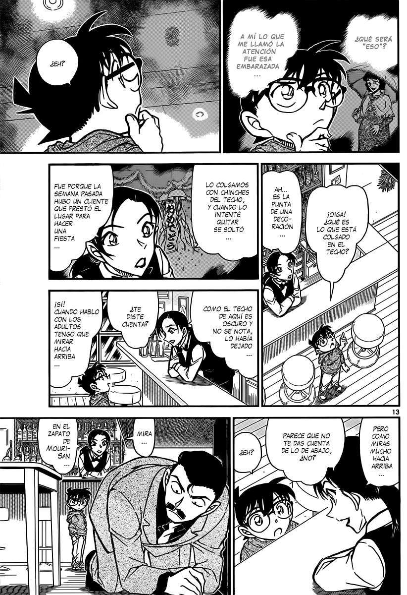 Detective Conan Capitulo 854: Un detective deduce un caso en un bar página 14