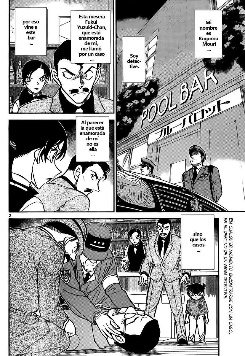 Detective Conan Capitulo 854: Un detective deduce un caso en un bar página 3