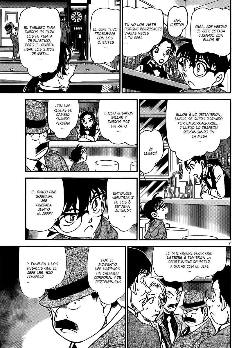 Detective Conan Capitulo 854: Un detective deduce un caso en un bar página 8