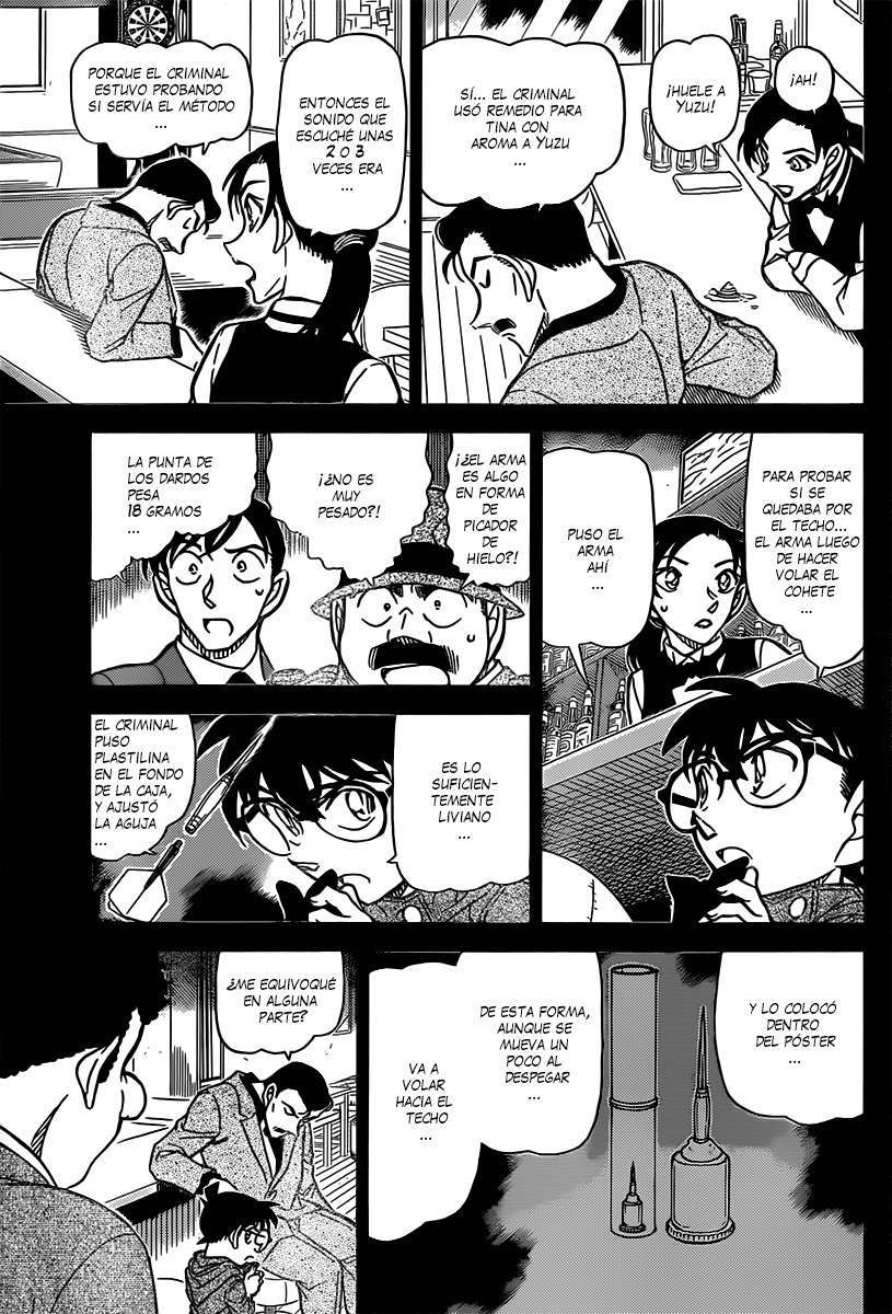 Detective Conan Capitulo 855: Un detective resuelve un caso en un bar página 10