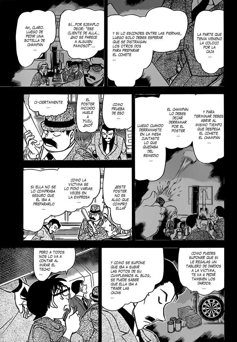 Detective Conan Capitulo 855: Un detective resuelve un caso en un bar página 12