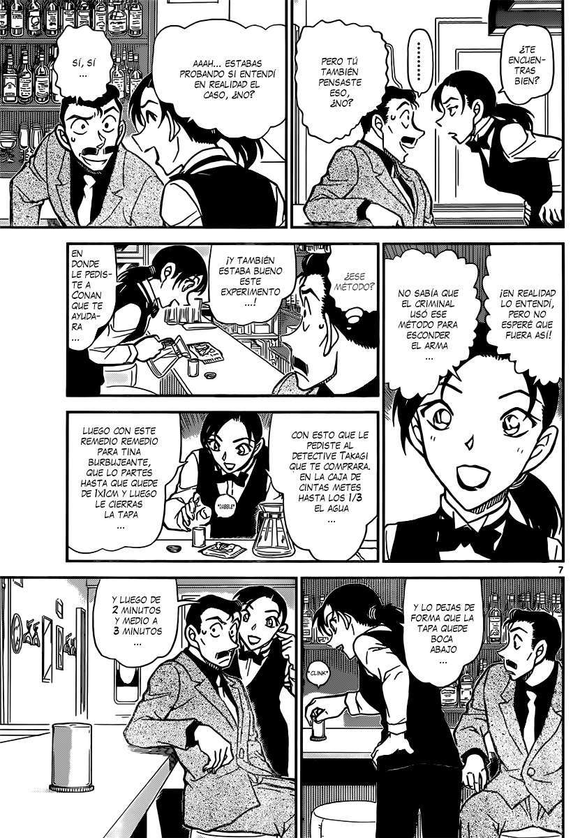 Detective Conan Capitulo 855: Un detective resuelve un caso en un bar página 8