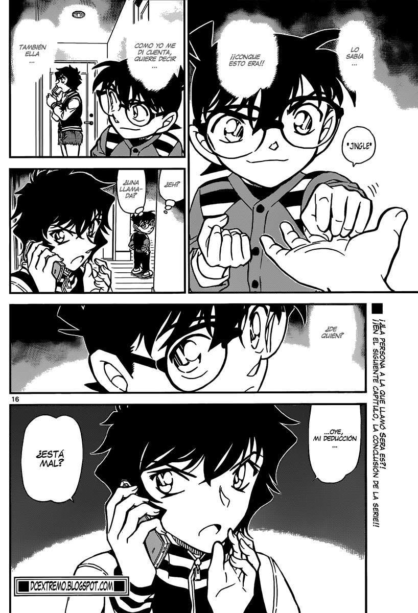 Detective Conan Capitulo 857: Mi deducción página 17