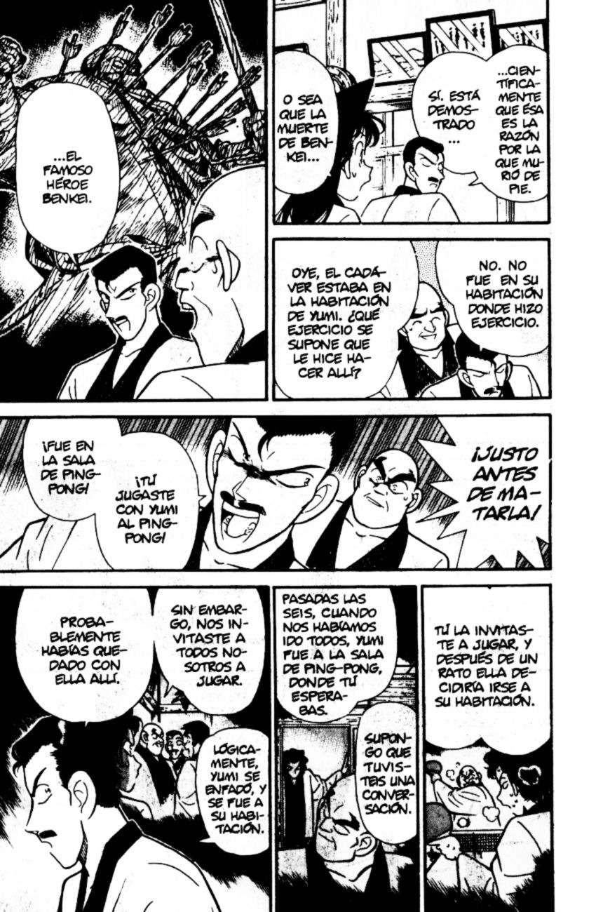 Detective Conan Capitulo 86: La muerte de Benkei página 8