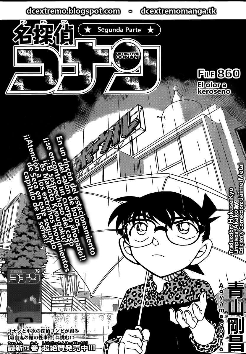 Detective Conan Capitulo 860: El olor a keroseno página 2