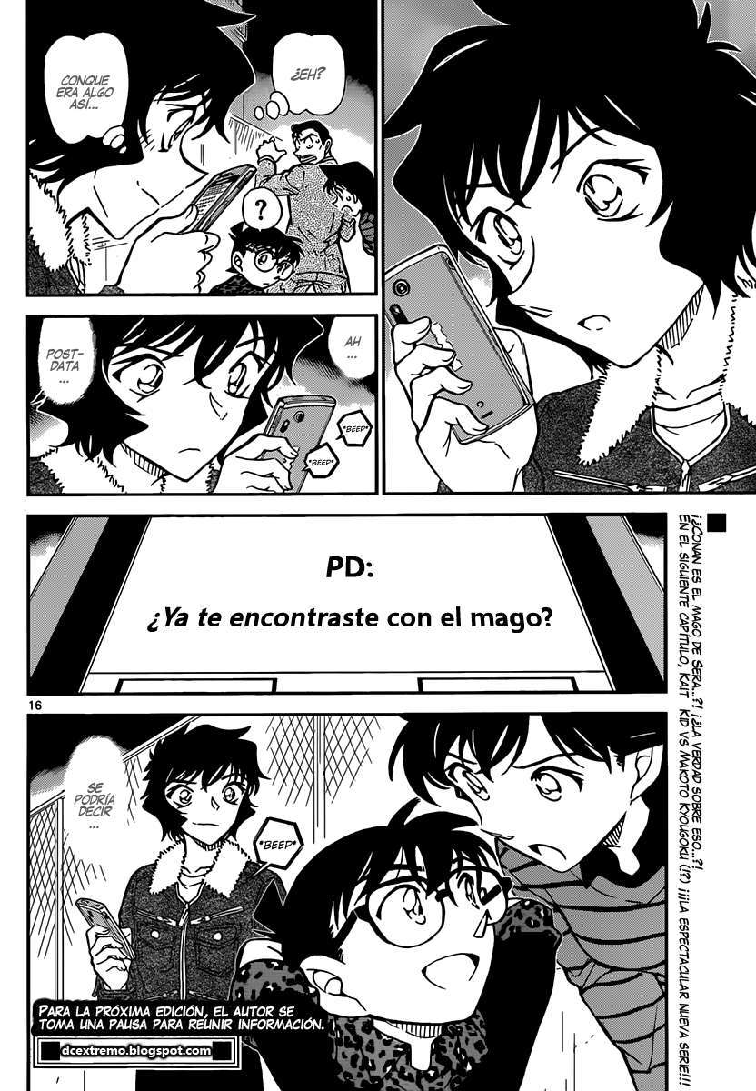 Detective Conan Capitulo 861: Al igual que la magia página 17