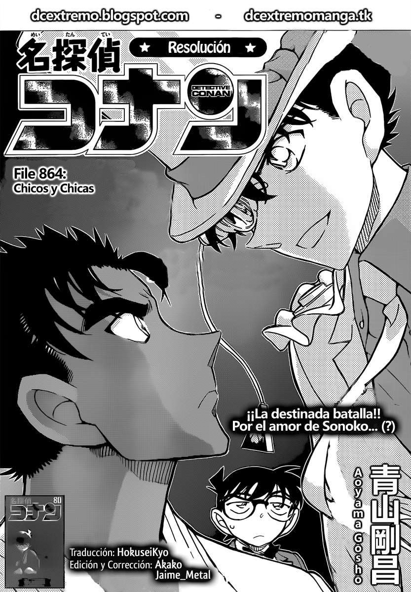 Detective Conan Capitulo 864: Chicos y Chicas página 2