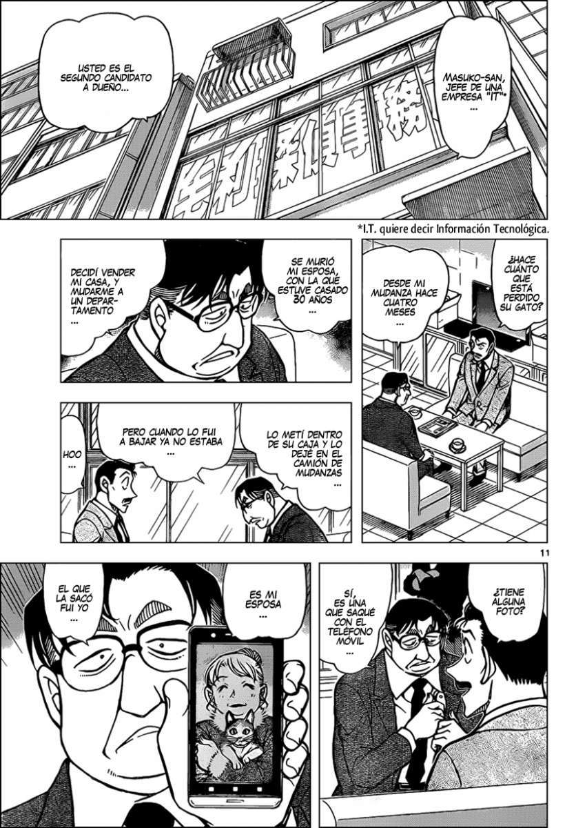 Detective Conan Capitulo 865: Taii, el gato cálico página 12