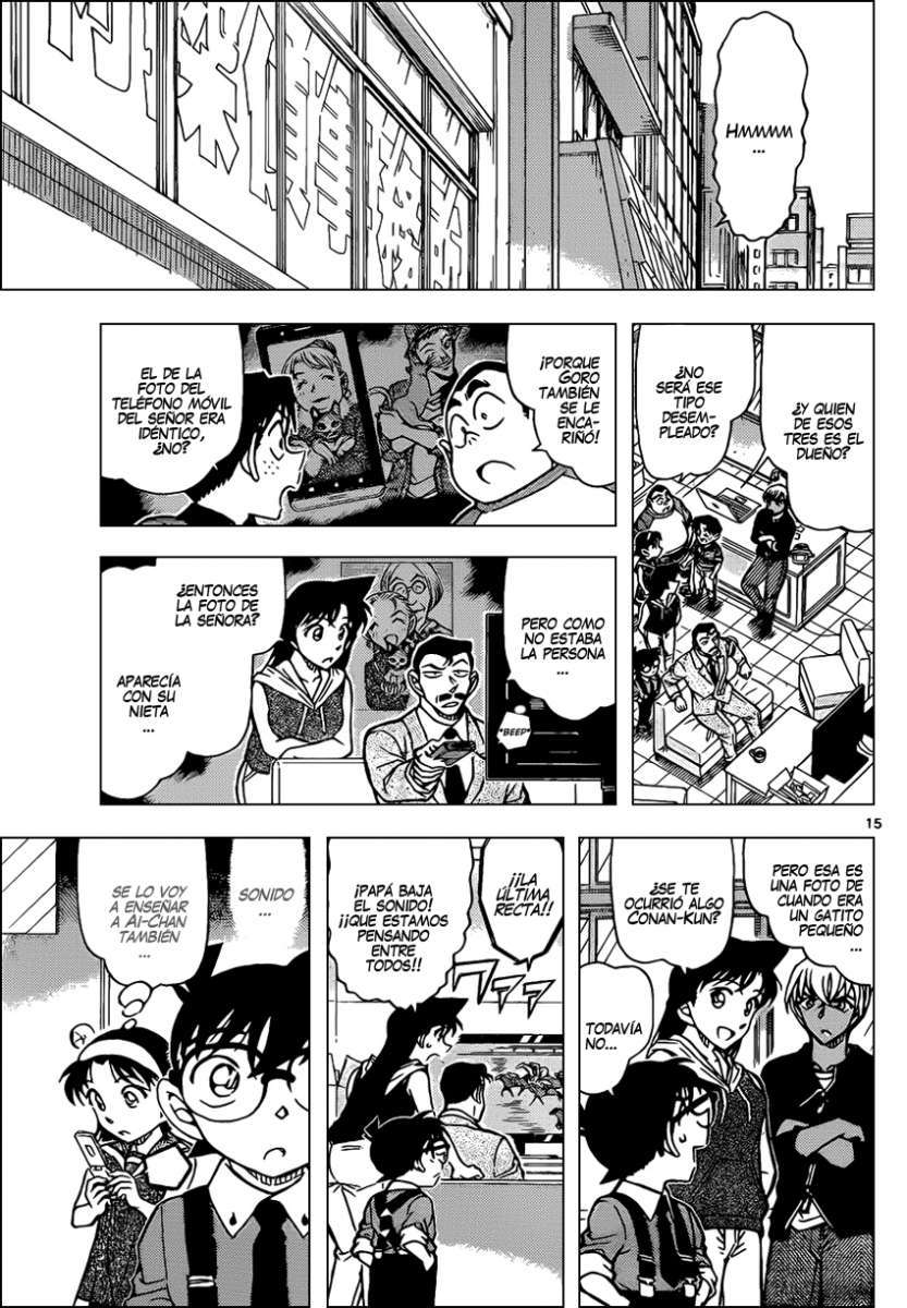 Detective Conan Capitulo 865: Taii, el gato cálico página 16