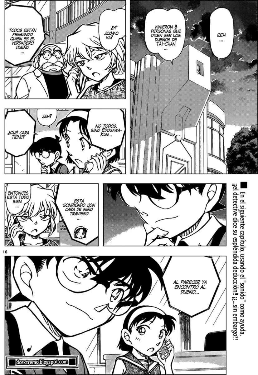 Detective Conan Capitulo 865: Taii, el gato cálico página 17