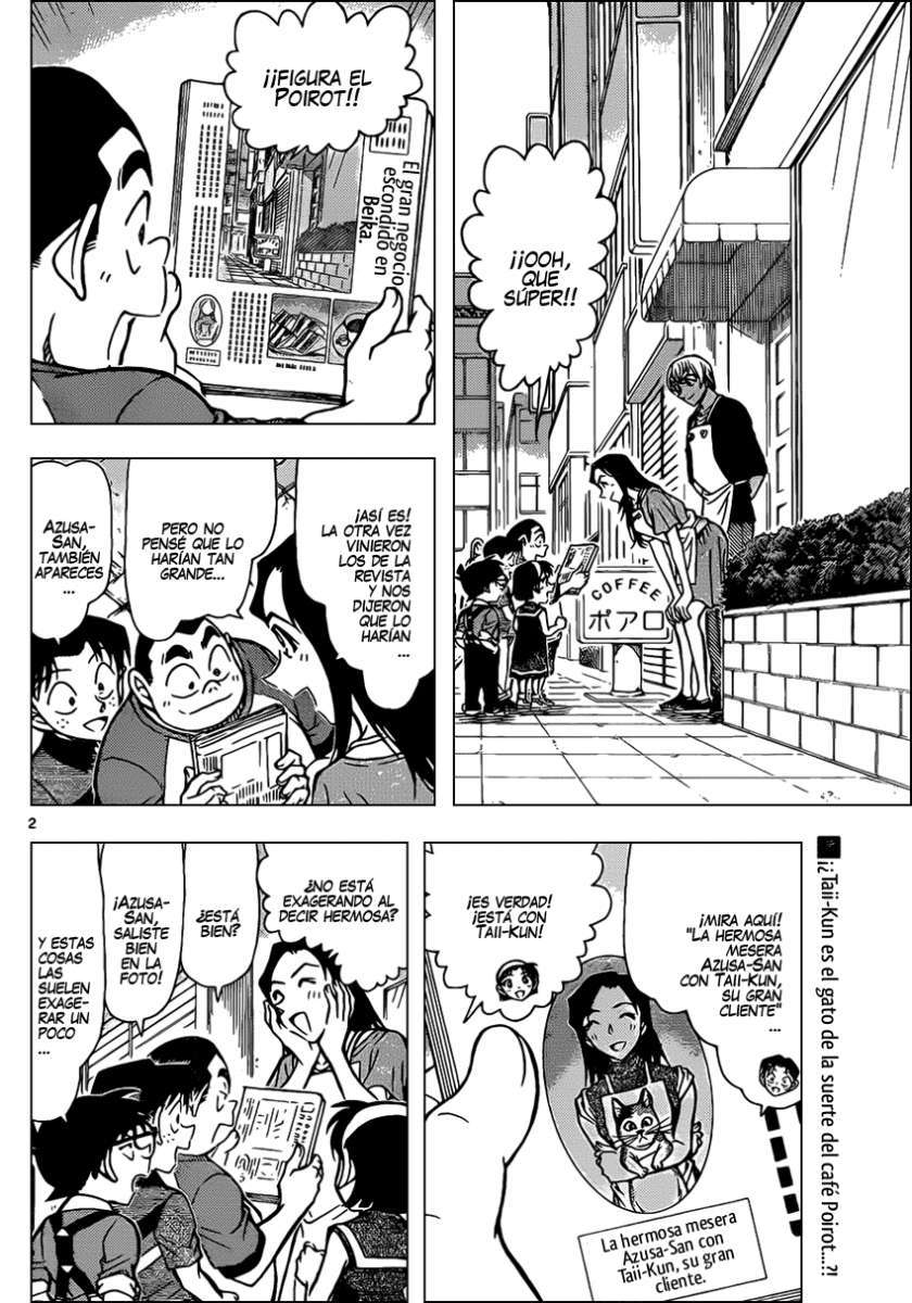 Detective Conan Capitulo 865: Taii, el gato cálico página 3