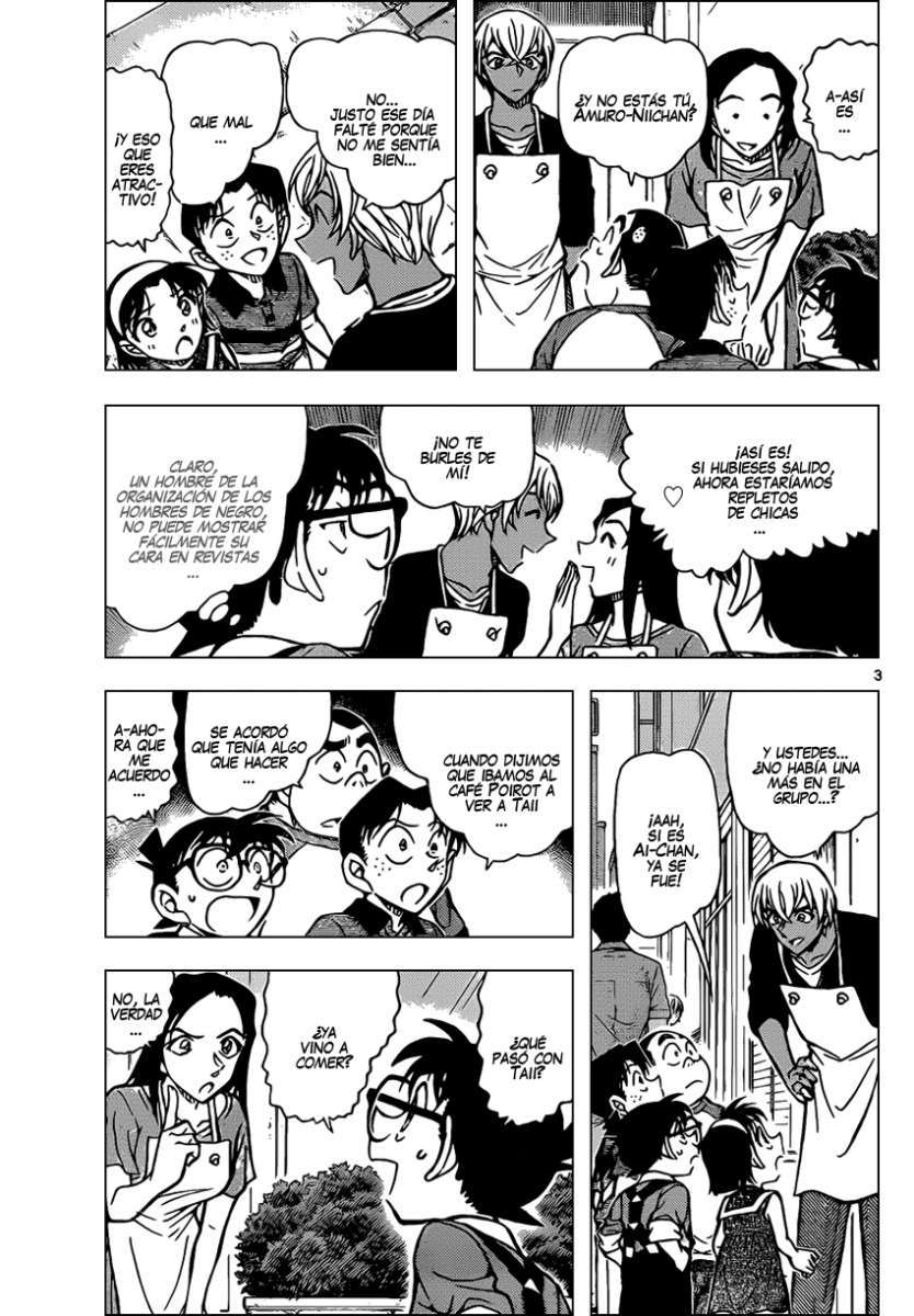 Detective Conan Capitulo 865: Taii, el gato cálico página 4