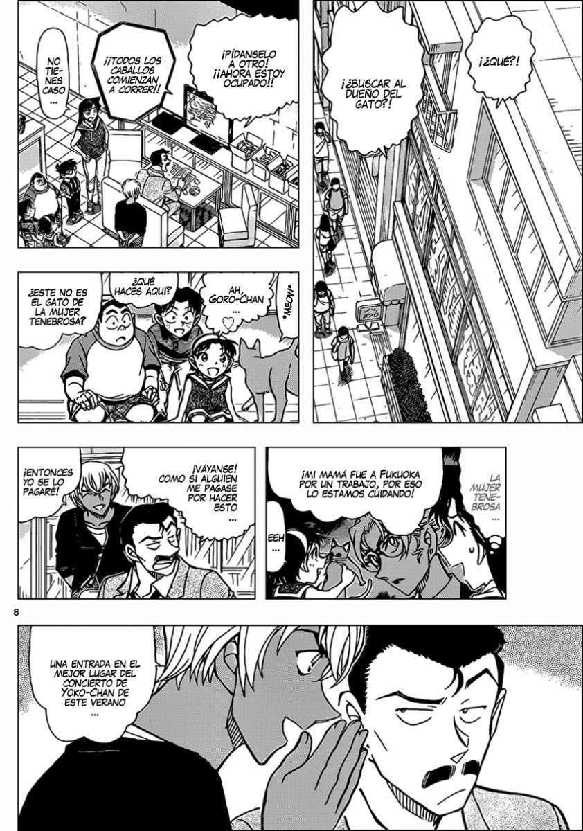Detective Conan Capitulo 865: Taii, el gato cálico página 9