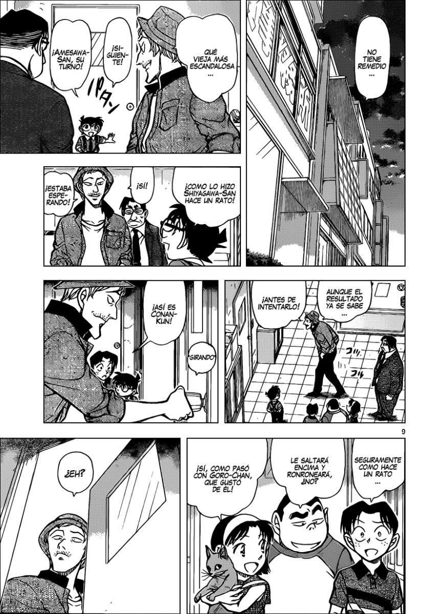 Detective Conan Capitulo 866: Un gato escondiendo sus garras página 10