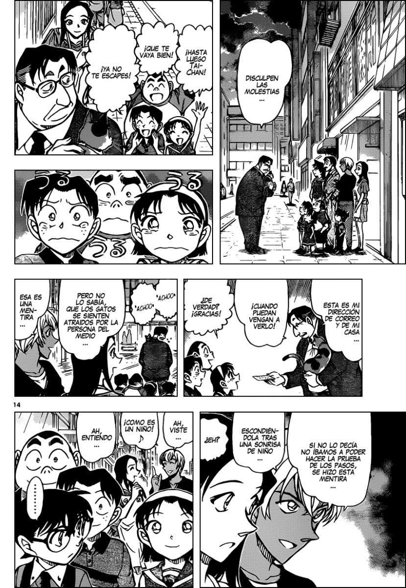 Detective Conan Capitulo 866: Un gato escondiendo sus garras página 15