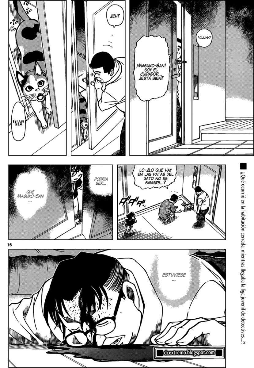 Detective Conan Capitulo 866: Un gato escondiendo sus garras página 17