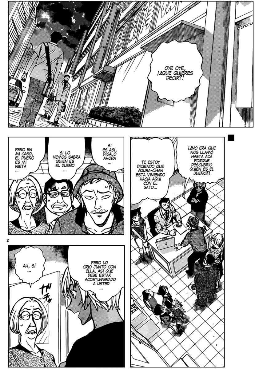 Detective Conan Capitulo 866: Un gato escondiendo sus garras página 3