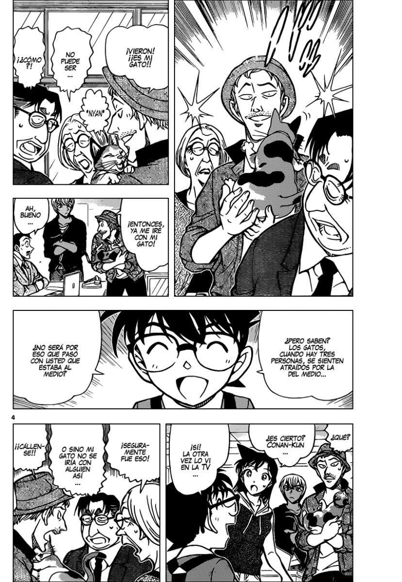 Detective Conan Capitulo 866: Un gato escondiendo sus garras página 5