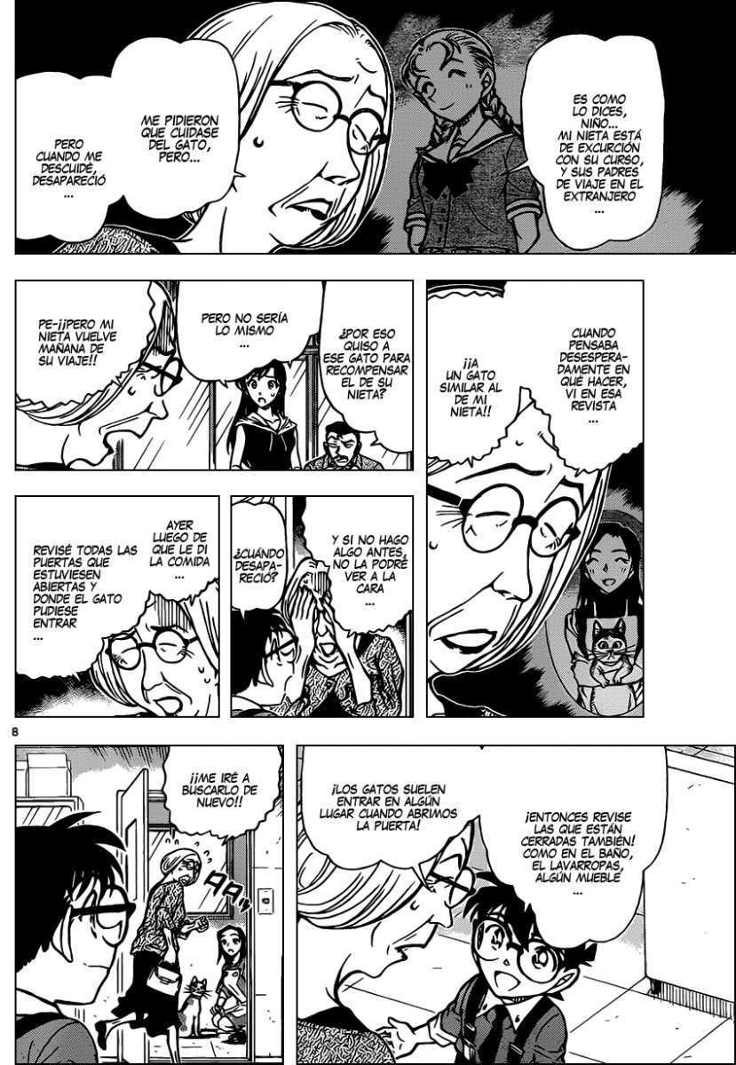 Detective Conan Capitulo 866: Un gato escondiendo sus garras página 9