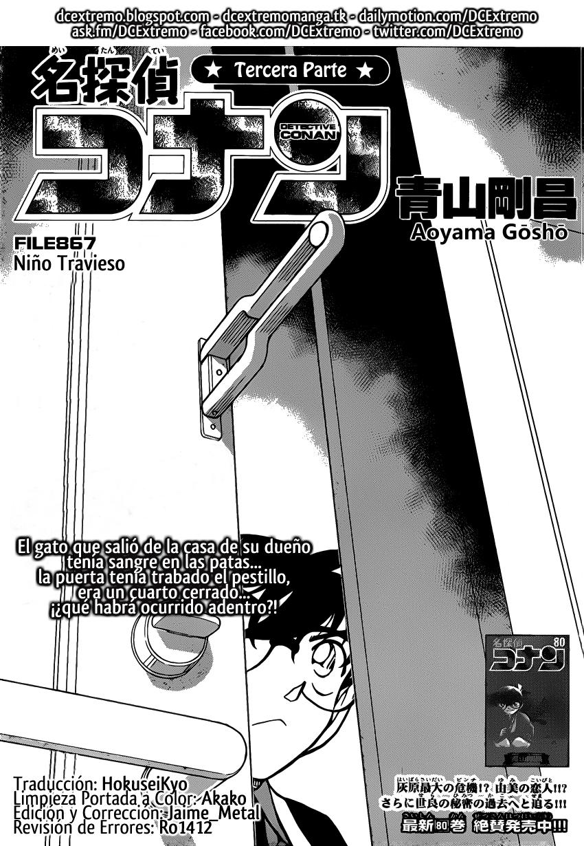 Detective Conan Capitulo 867: Niño travieso página 2