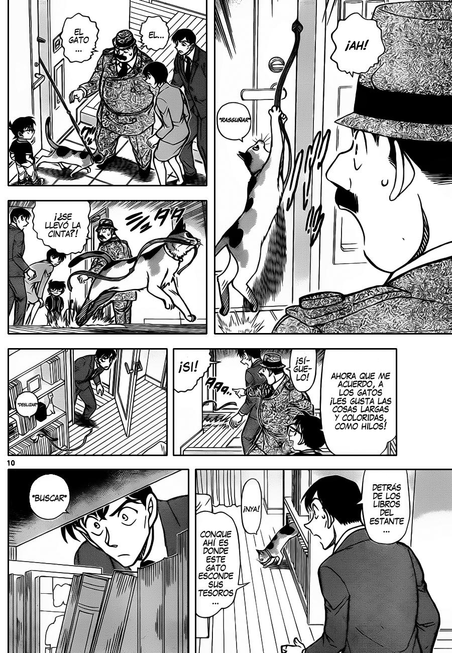 Detective Conan Capitulo 868: Gato de la suerte página 11