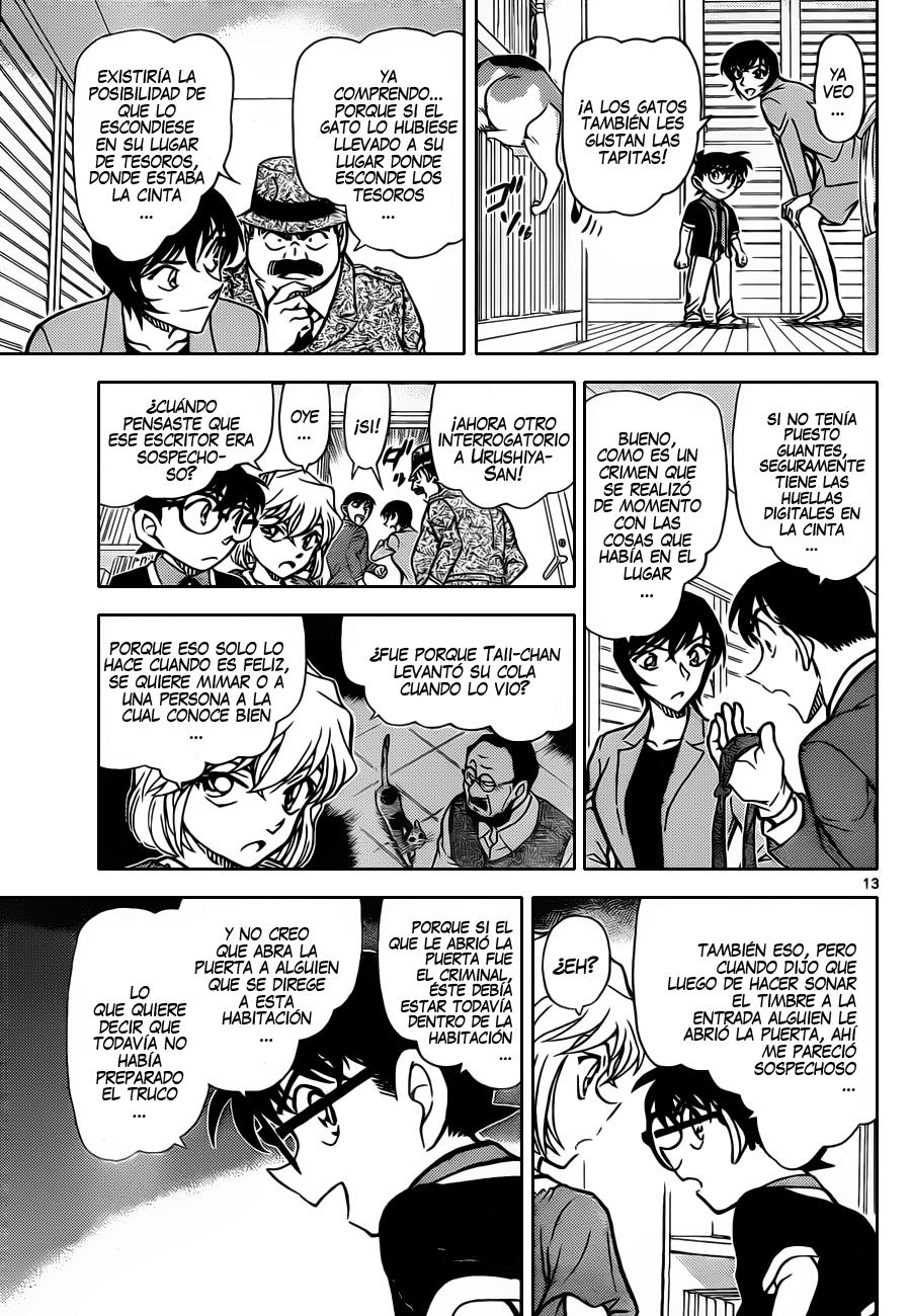 Detective Conan Capitulo 868: Gato de la suerte página 14