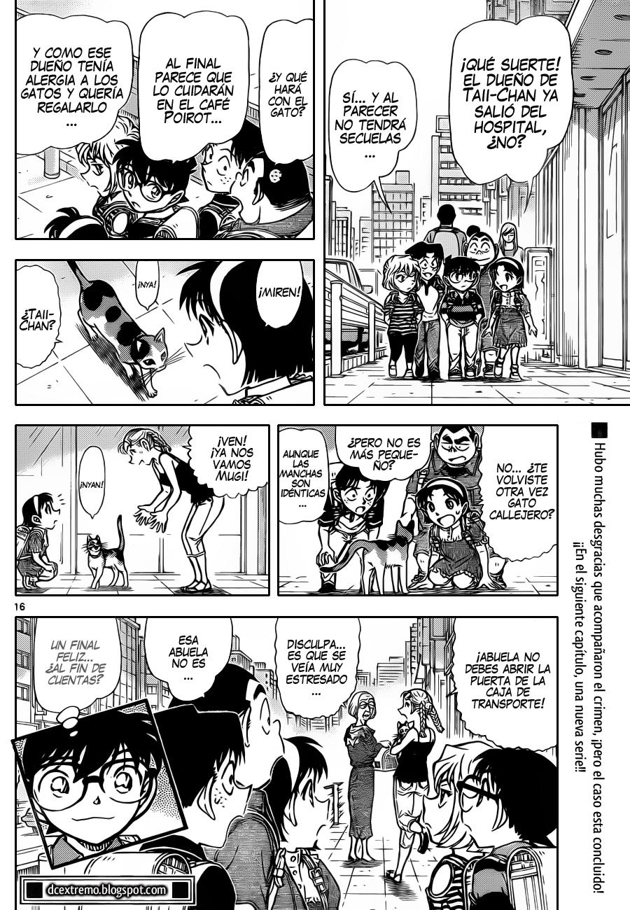 Detective Conan Capitulo 868: Gato de la suerte página 17