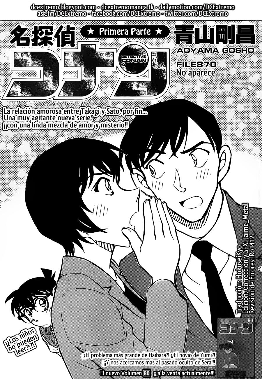 Detective Conan Capitulo 869: No aparece... página 2