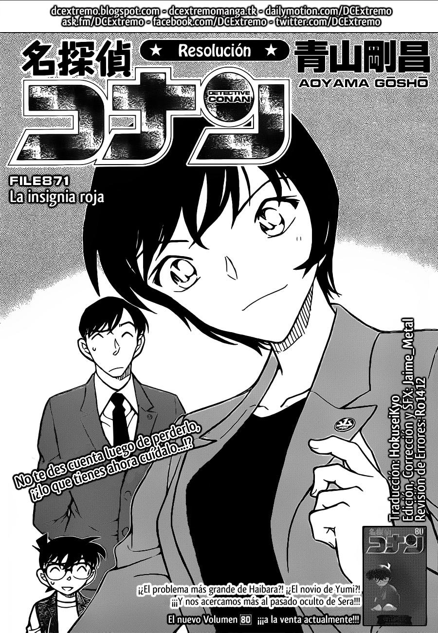 Detective Conan Capitulo 871: La insignia roja página 2