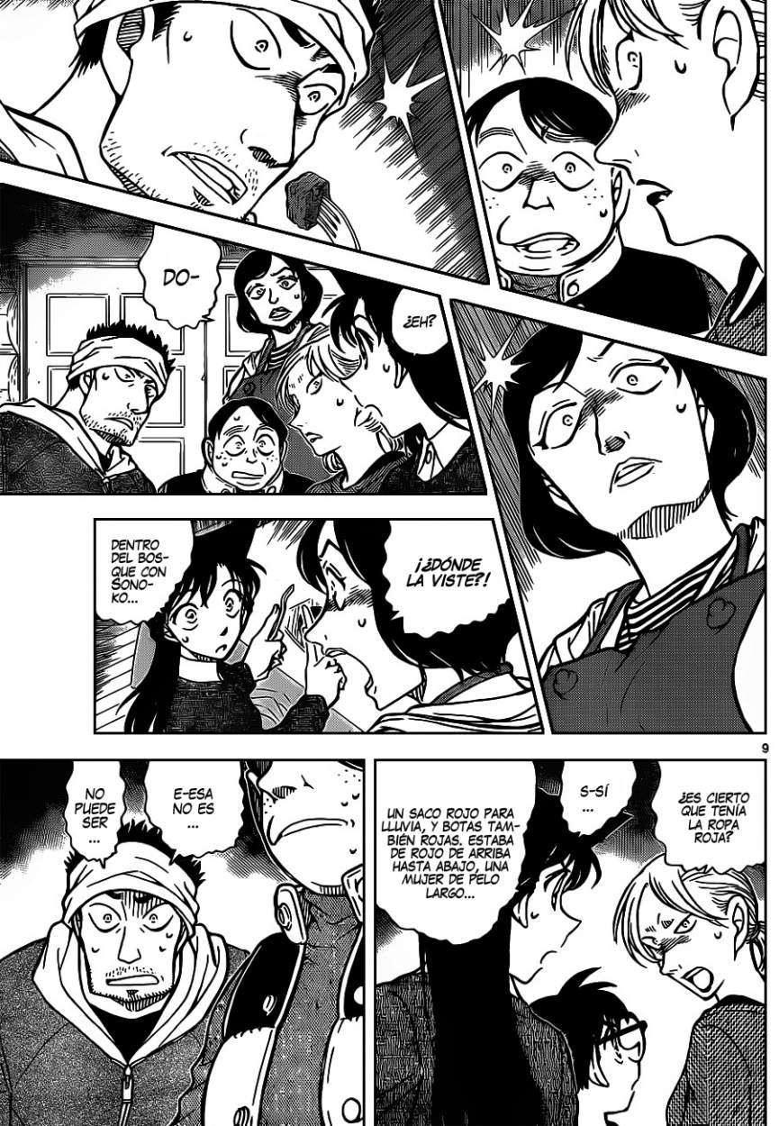 Detective Conan Capitulo 872: La mujer de rojo página 10