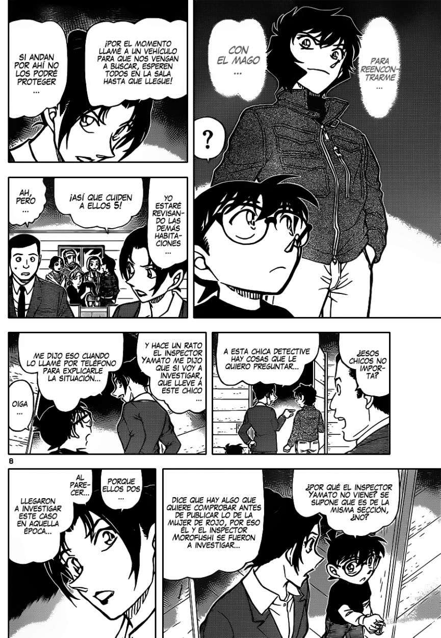 Detective Conan Capitulo 874: Rojos días de antaño página 9