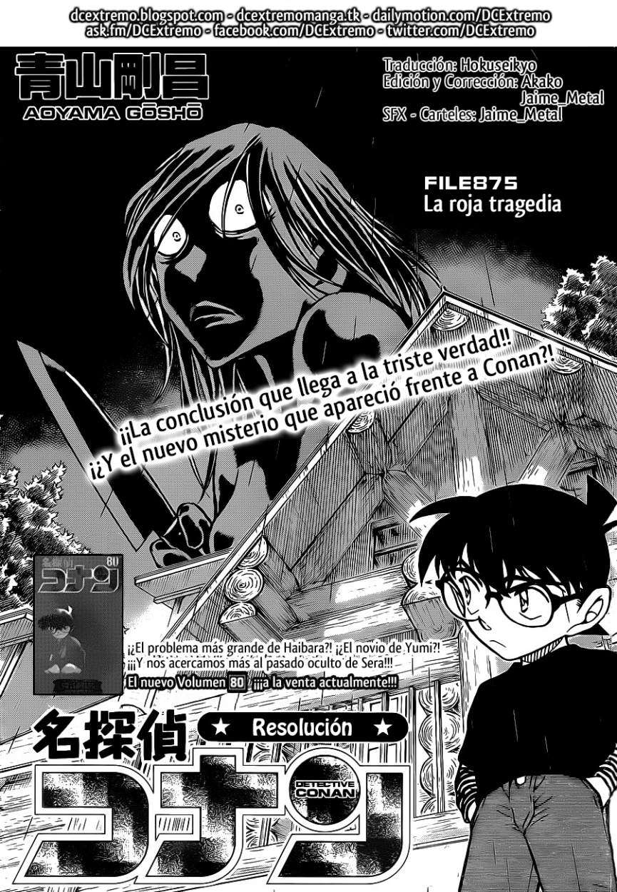 Detective Conan Capitulo 875: La roja tragedia página 2