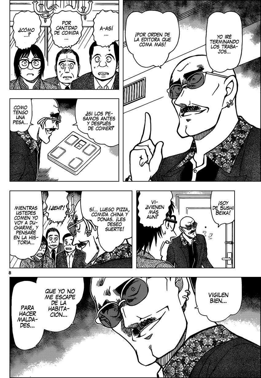 Detective Conan Capitulo 876: Novelista romántico página 9