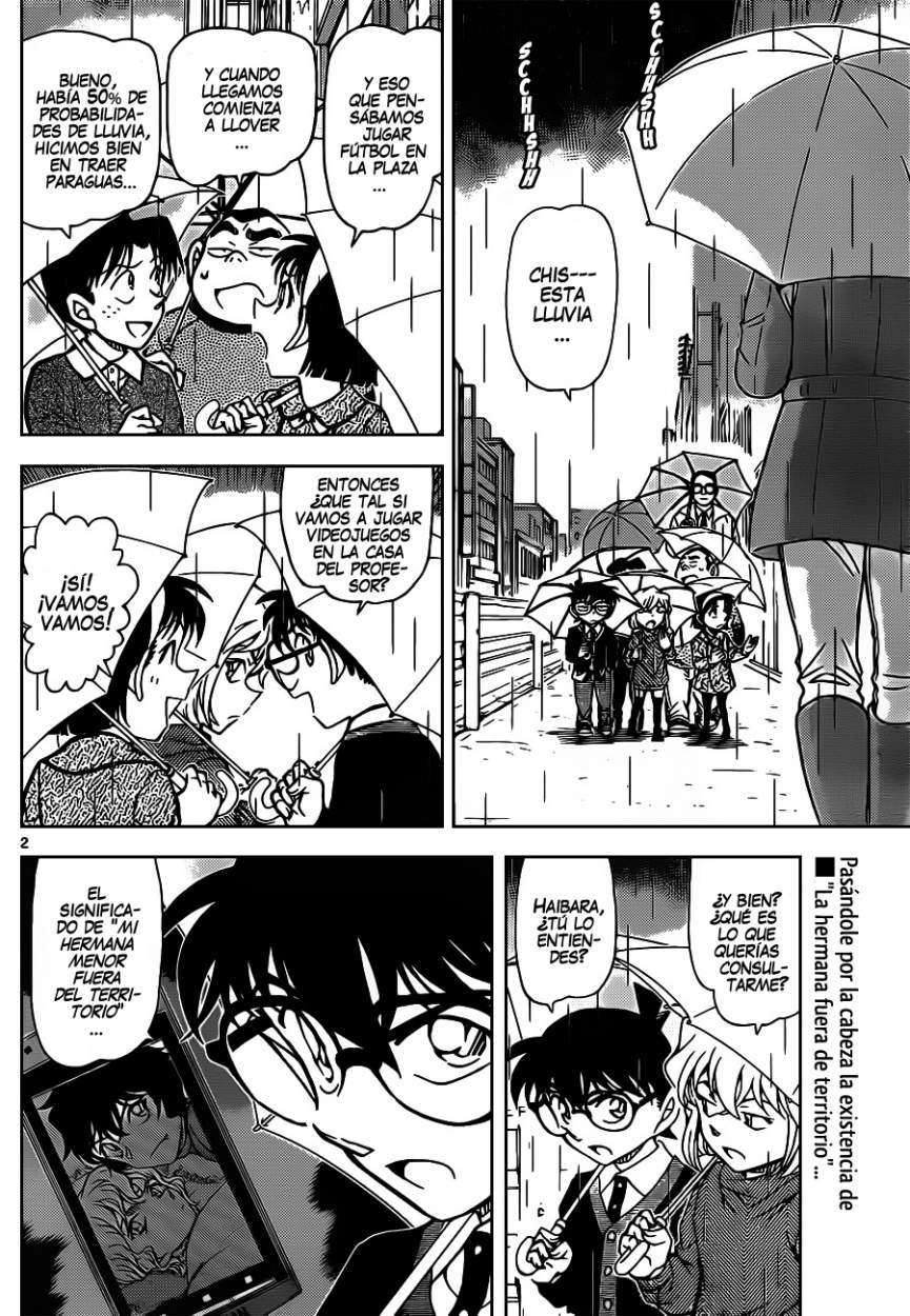 Detective Conan Capitulo 879: El Maestro del Detective página 3