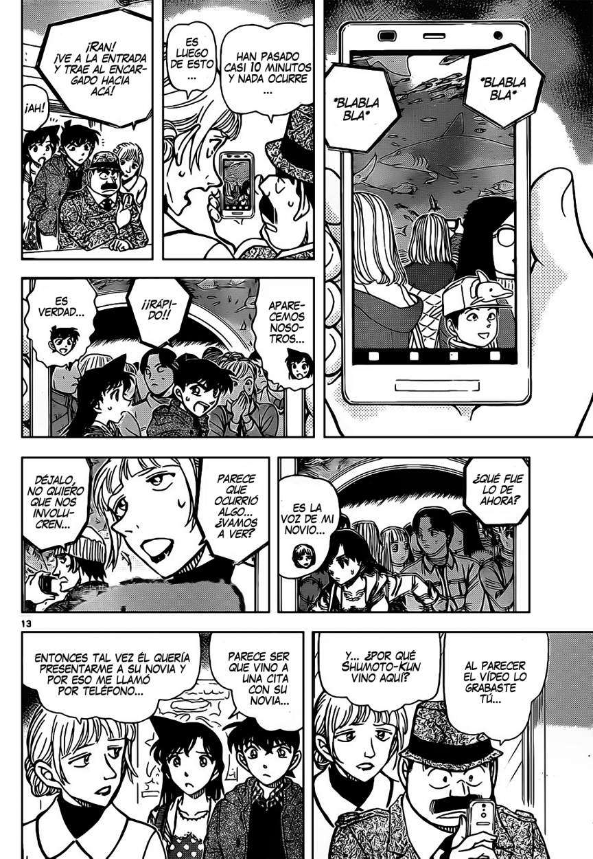 Detective Conan Capitulo 883: El Detective Escarlata página 12