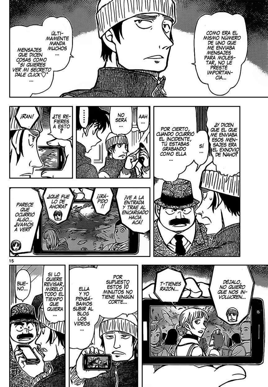Detective Conan Capitulo 883: El Detective Escarlata página 14