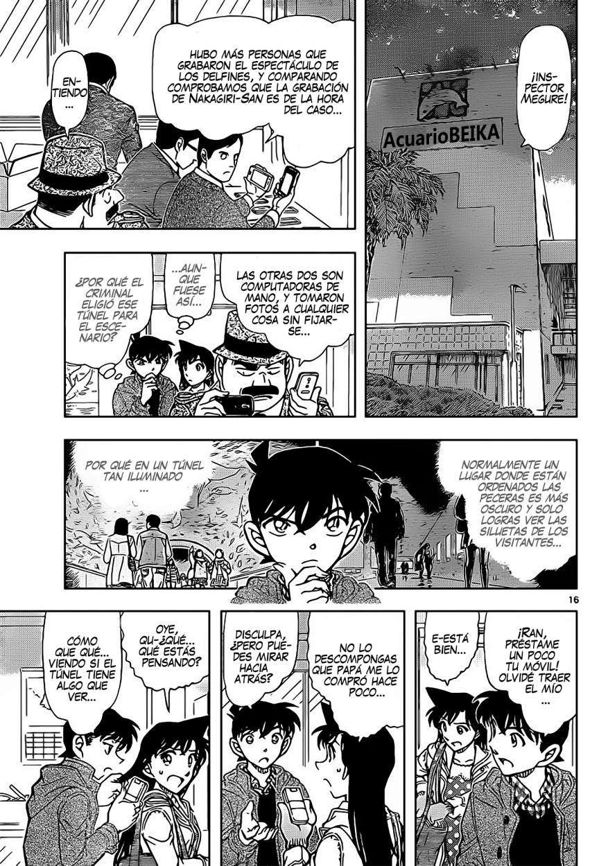 Detective Conan Capitulo 883: El Detective Escarlata página 15