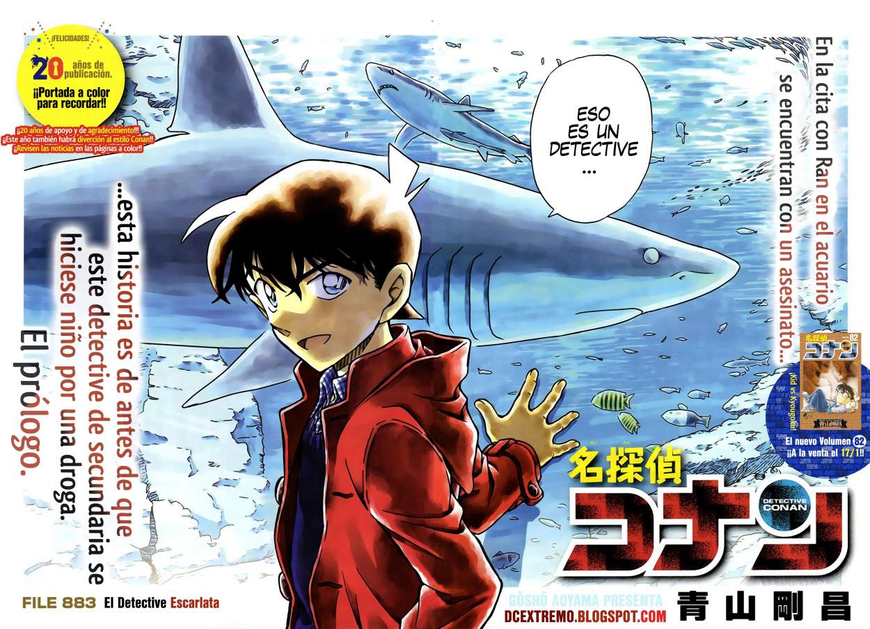 Detective Conan Capitulo 883: El Detective Escarlata página 2