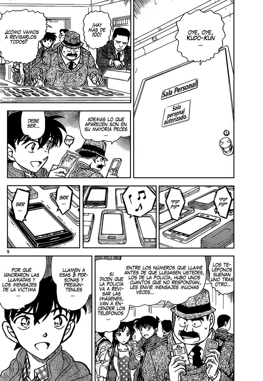 Detective Conan Capitulo 883: El Detective Escarlata página 8