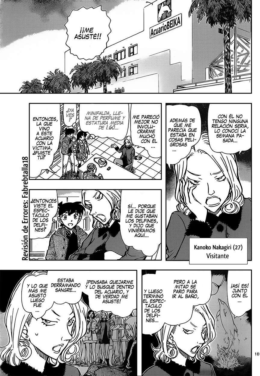 Detective Conan Capitulo 883: El Detective Escarlata página 9