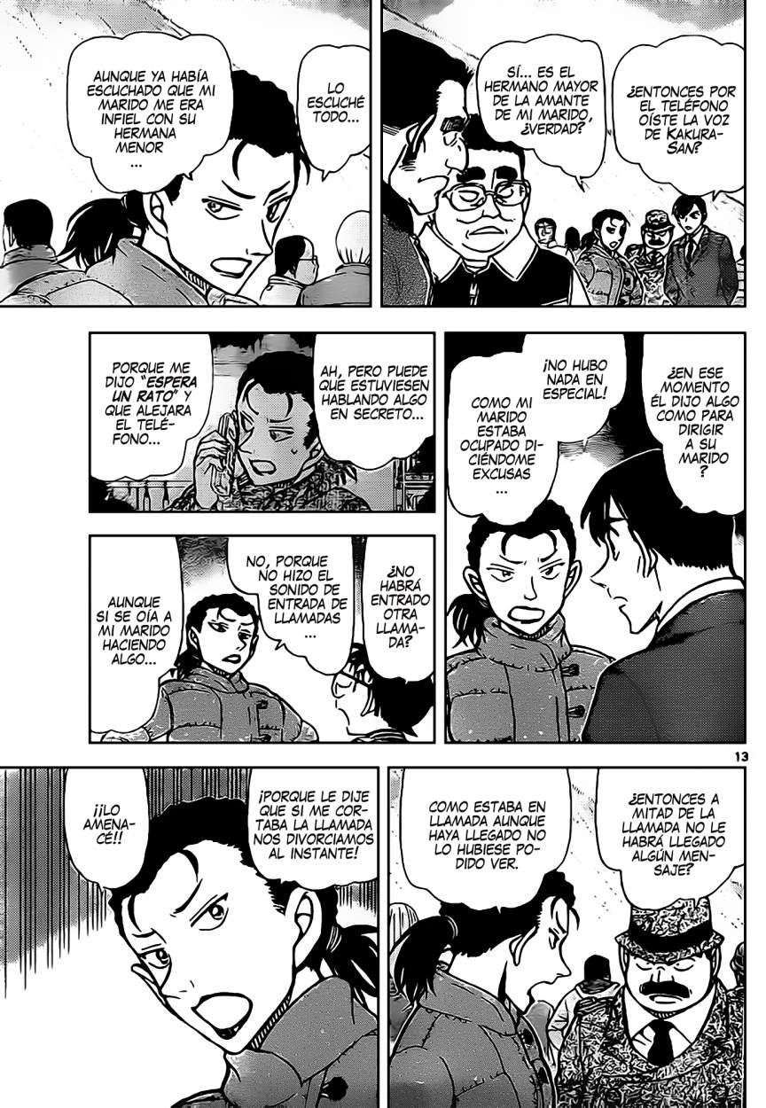 Detective Conan Capitulo 886: El hombre que escuchó a escondidas página 13